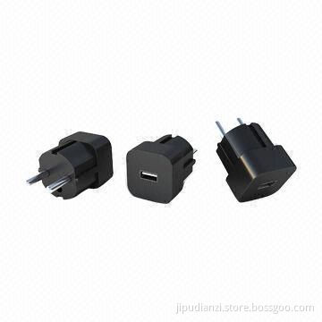 Fashionable 5V DC/2.1A USB Wall Chargers, Matches for Tablet PCs, MP3/MP4 Players